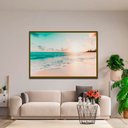 Ver imagem 2 de Quadro Decorativo Nascer do Sol Praia