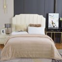 Ver imagem 3 de Cobertor Veneza Queen Manta Ultrasoft Premium Listrada Extra Macia - Bege