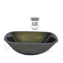 Ver imagem 1 de Cuba de Vidro Quadrada 35cm + Valvula Click