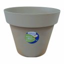 Ver imagem 1 de Vaso Autoirrigável Bari com Rodas 40 (27l) Cinza Taupe Okla