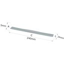 Ver imagem 3 de Puxador Loft Cromo Escovado 240 Mm 2698 Linha Premium Torralba
