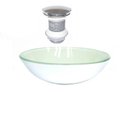 Ver imagem 1 de Cuba de Vidro Redonda 42cm + Válvula Click