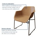 Ver mais imagens de Conjunto Sala de Jantar 6 Lugares Retangular Tampo de Vidro 160x85cm Mesa Smart com Cadeiras Lodelô Preto/Pinus