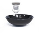 Ver imagem 1 de Cuba de Vidro Redonda 42cm + Valvula + Torneira