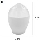 Ver imagem 5 de Kit 2 Forma Cozinhar Ovos Microondas Pote Recipiente Vapor