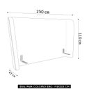 Ver imagem 4 de Cabeceira Cama Box King 195cm Nicea P02 Bouclê Off/caramelo - Mpozenato