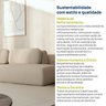 Sofá Modular 2 Lugares Com Sumiê Orla CabeCasa MadeiraOriginals - 12