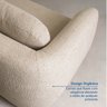 Sofá Modular 2 Lugares Com Sumiê Orla CabeCasa MadeiraOriginals - 10