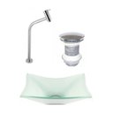 Ver imagem 1 de Cuba de Vidro Retangular 39cm + Valvula Click + Torneira