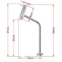 Ver imagem 2 de Cuba de Vidro Retangular 39cm + Valvula Click + Torneira