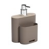 Dispenser para Detergente Coza Flat 500 Ml Warm Gray e Light Gray - 1