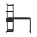 Ver imagem 2 de Escrivaninha Mesa Escritório Criare com 1 Gaveta 125cm Industrial Preto