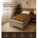 Ver imagem 3 de Colchão Solteiro de Espuma 14cm – Ideal para Quarto de Solteiro e Hóspedes.