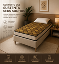 Ver imagem 3 de Colchão Solteiro de Espuma 14cm – Ideal para Quarto de Solteiro e Hóspedes.