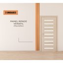 Ver imagem 4 de Painel Ripado Versátil 270x27cm: 03 Unid. (2,1m²) Polietileno - Talatto Painéis - Peroba
