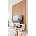 Ver imagem 5 de Painel Ripado Versátil 270x27cm: 03 Unid. (2,1m²) Polietileno - Talatto Painéis - Peroba