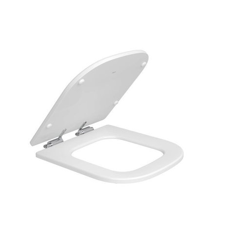 Assento Poliéster Deca Slow Close com Protekto Axis/quadra/polo/unic Branco - Ap.217.17