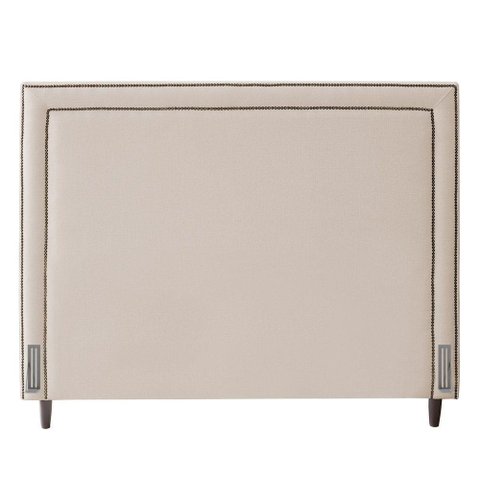 Cabeceira King Size Maísa 195cm C/ Frame Suede Bege