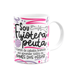 Caneca Profissões - Sou Fisioterapeuta - Branca M2 - 2