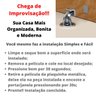 Trava Porta Magnético Adesivo de Chão Rodapé - Preto - 5