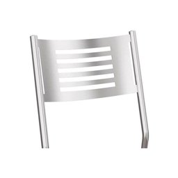 Conjunto: Mesa de Cozinha Volga c/ Tampo Vidro 150cm + 6 Cadeiras Nápoles Cromada/Preto - - 6