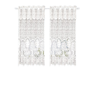 Cortina Cozinha Renda Bérgamo 1,48x0,38x2,00:bege