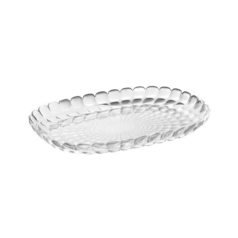 Bandeja L 45 X 31 X H4,5 Cm Bpa Free- Tiffany -transparente - Guzzini