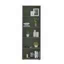 Ver mais imagens de Kit 2 Estantes para Livros com 5 Prateleiras 120CMX60CM Verde/Menta