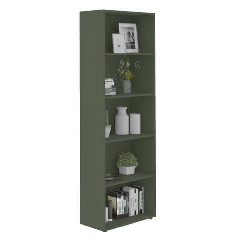 Kit 2 Estantes para Livros com 5 Prateleiras 120cmx60cm