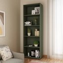 Ver imagem 4 de Kit 2 Estantes para Livros com 5 Prateleiras 120CMX60CM Verde/Menta