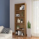 Ver imagem 4 de Kit 2 Estantes para Livros com 5 Prateleiras 120cmx60cm