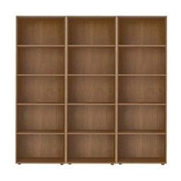 Kit 3 Estantes para Livros com 5 Prateleiras 180cmx60cm - 2