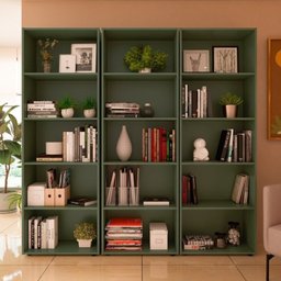 Kit 3 Estantes para Livros com 5 Prateleiras 180cmx60cm - 10