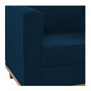 Ver imagem 6 de Sofá 2 Lugares Europa Suede Azul Marinho - Am Decor