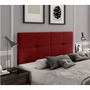 Ver imagem 2 de Cabeceira Suspensa Bruna Cama Box Casal 140cm X 55cm para Parede Vermelho
