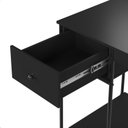 Ver imagem 5 de Escrivaninha Mesa de Escritório Industrial 125cm Preta Criare