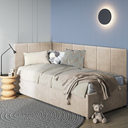 Ver imagem 5 de Kit 7 Módulos de Cabeceira Estofada Cama Box Casal King Modulada 2,10mx40cm