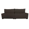 Sofá de Courino Retrátil e Reclinável 2,35m Cama inBox Bourbon SoftGel D40 Café - 6
