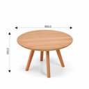 Ver imagem 3 de Mesa de Centro Sabrina 35cm X 60cm