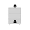 Ver imagem 6 de Gaveteiro para Escritório Office 3 Gavetas com Rodízios Cáli Branco