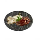 Ver imagem 2 de Prato Raso Refeição Pedra Sabão 30 Cm