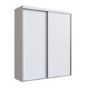 Ver imagem 3 de Guarda-Roupa Solteiro 2 Portas de Correr RC2201 Branco