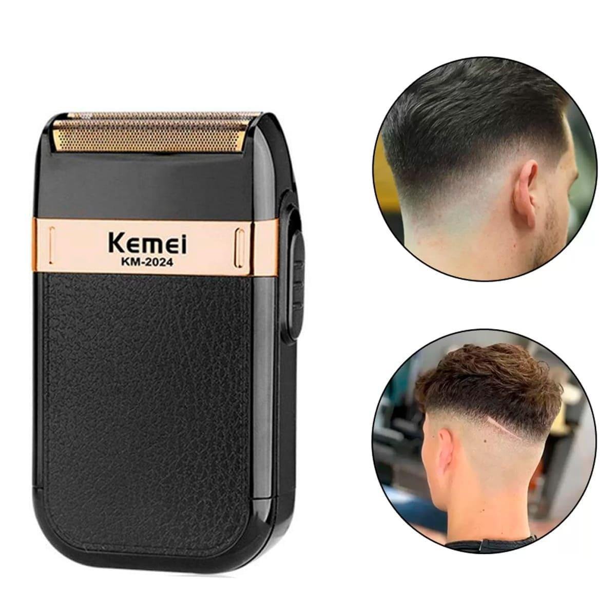 Maquina Corte Profissional Kemei 2024 Acabamento - 12