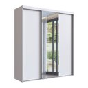 Ver imagem 3 de Guarda-Roupa Casal com Espelho 3 Portas de Correr RC3105 Branco