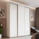 Ver imagem 1 de Guarda-Roupa Casal 3 Portas de Correr RC3105 Branco
