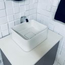 Ver imagem 3 de Cuba de Apoio Quadra 35cm Slin com Válvula Oculta  Agnes.T