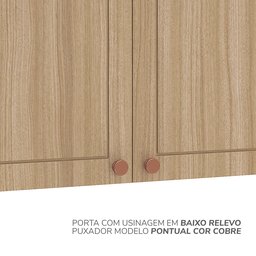 Cozinha Pérola Completa 4 Peças Torre Quente Aéreo 3 Portas Balcão 2 Gavetas 3 Portas Yescasa - 11 Cozinha Pérola Completa 4 Peças Torre Quente Aéreo 3 Portas Balcão 2 Gavetas 3 Portas Yescasa - 11