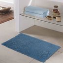 Ver imagem 5 de 4 Tapetes de Banheiro Bolinha 58 X 38cm Antiderrapante Azul