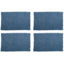Ver imagem 1 de 4 Tapetes de Banheiro Bolinha 58 X 38cm Antiderrapante Azul