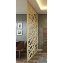 Ver imagem 2 de Painel Vazado Divisória Mdf Veneza Crú - 1,20x2,70m
